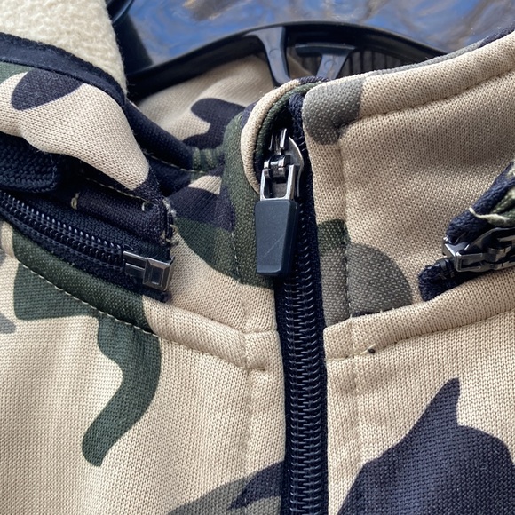 Camouflage full zip hoodie - Picture 3 of 6